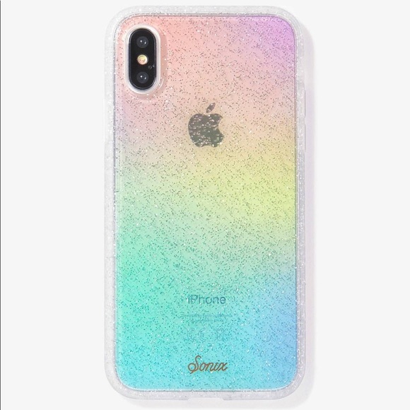 NWT Sonix iPhone Case Rainbow Glitter - XS Max - Picture 1 of 6